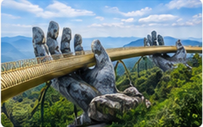 Golden Bridge at Ba Na Hills
