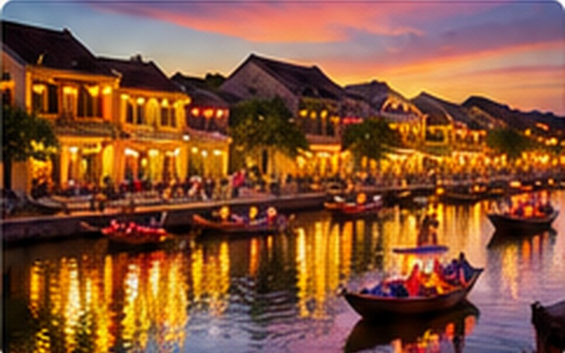 Hoi An at lantern-lit dusk
